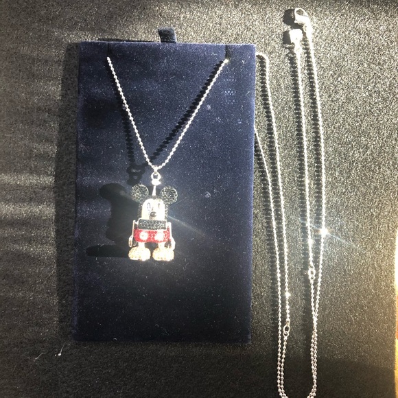 Swarovski RARE Robot Mickey Necklace - Picture 2 of 10